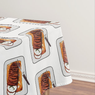 Nappe Illustration de poitrine de dinde rôtie