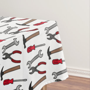 Nappe Illustration des outils de menuiserie