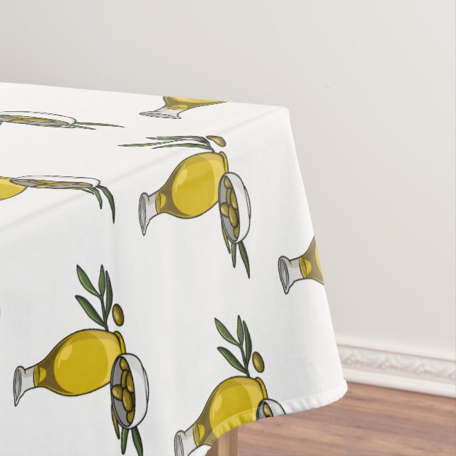 Nappe Illustration d'huile d'olive (In Situ)