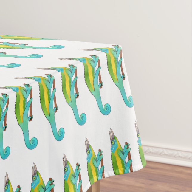 Nappe Illustration du caméléon de Jackson (In Situ)