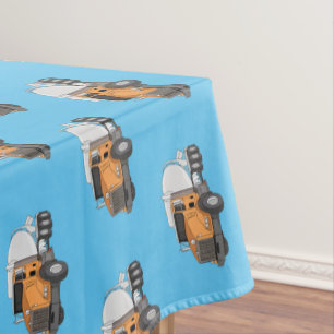 Nappe Illustration du camion de mélange de béton
