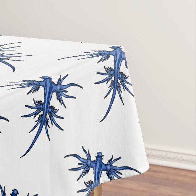 Nappe Illustration du dragon bleu des limaces de mer (In Situ)