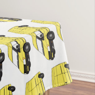 Nappe Illustration du fourgonnette de livraison