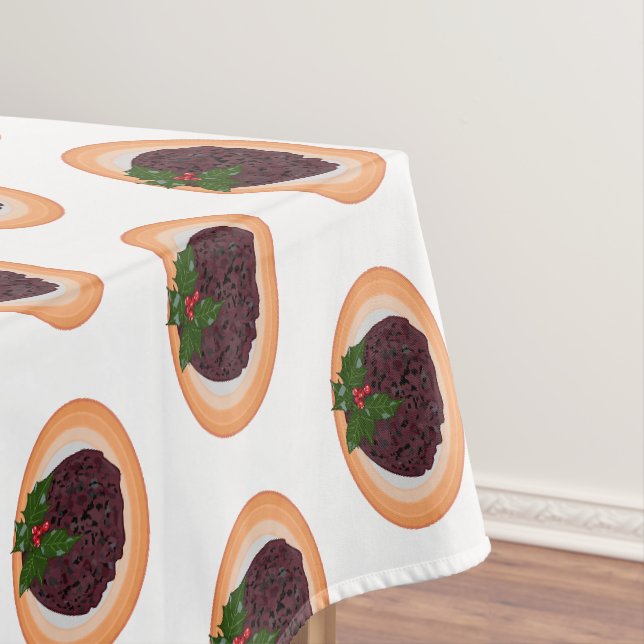 Nappe Illustration du pudding de Noël (In Situ)