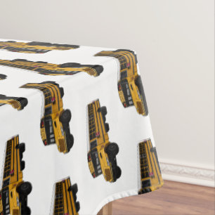 Nappe Illustration d'un autobus scolaire