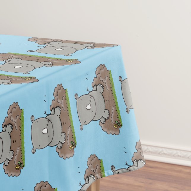 Nappe Illustration d'un petit rhinocéros (In Situ)