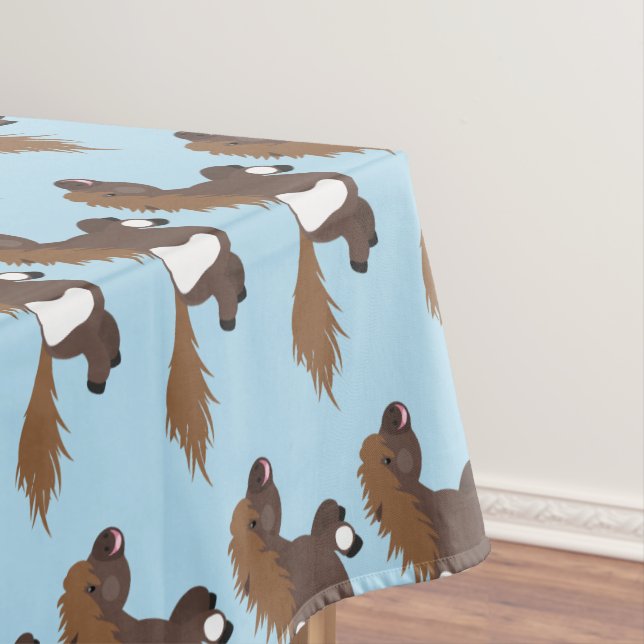 Nappe Illustration d'un poney de Shetland mignon (In Situ)