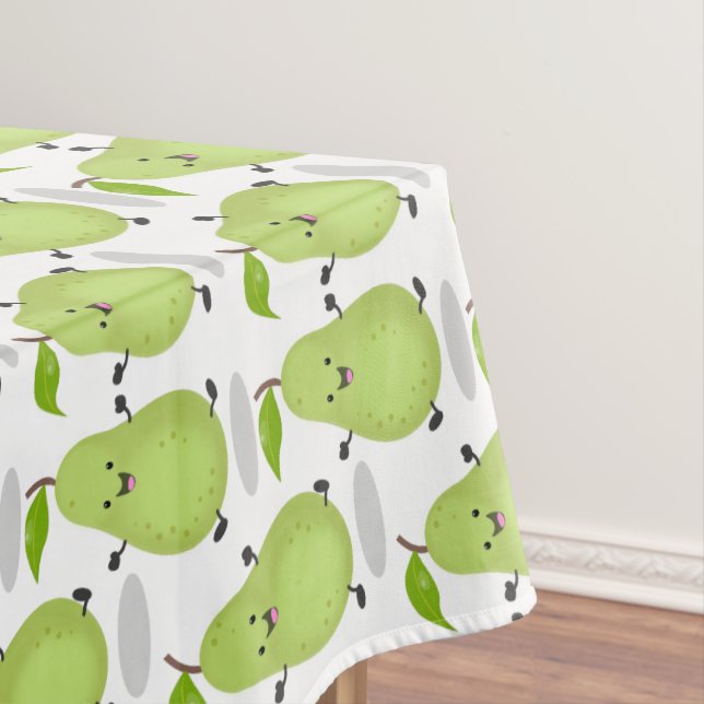 Nappe Illustration d'une paire de poires mignonne (In Situ)