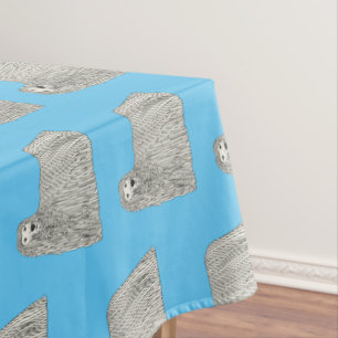 Nappe Illustration Komondor pour chien