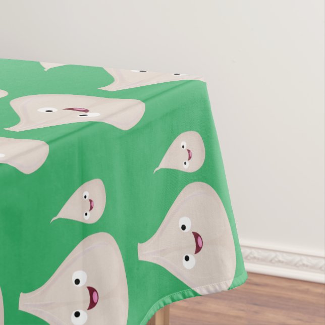Nappe Illustration végétale de caricature à l'ail mignon (In Situ)