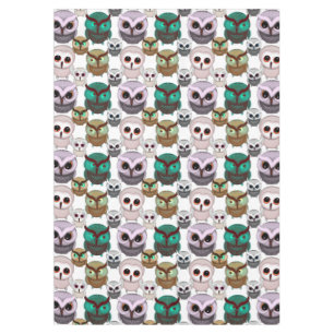 Nappe Illustrations de hiboux mignons motif