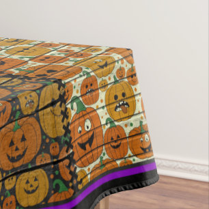 Nappe Image amusante Halloween Patchwork