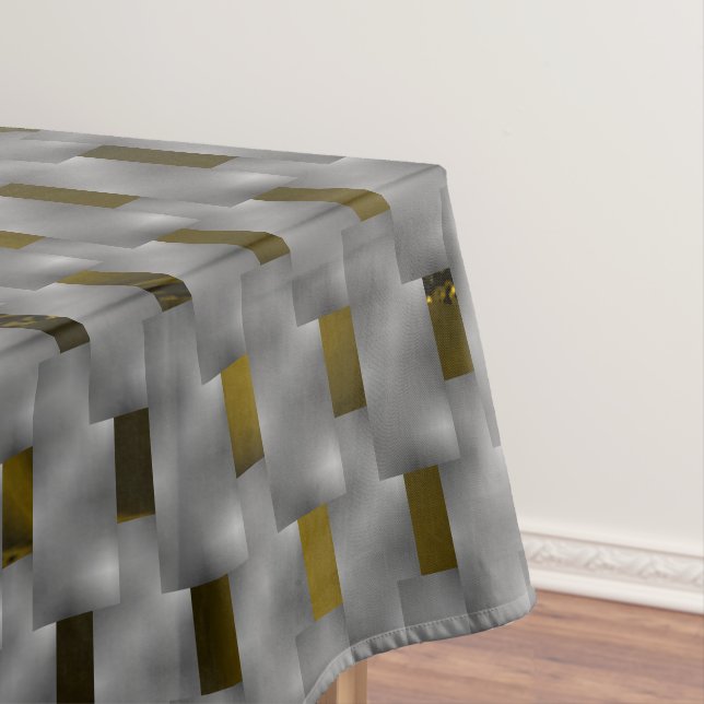 Nappe Image jaune sous plaques grises, oblong carré (In Situ)