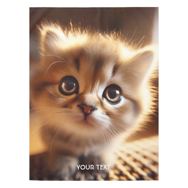 Nappe Imaginaire Cute Closeup Petit Kitten (Devant)