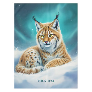 Nappe Imaginaire Cute Lynx Cub hiver