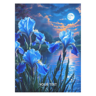 Nappe Imaginaire Cute River Blue Irises