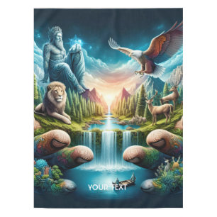 Nappe Imaginaire Mains Maigre Animaux de la Terre