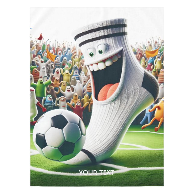 Nappe Imaginaire mignon balle de soccer (Devant)