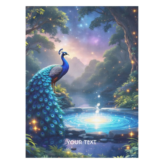 Nappe Imaginaire mignon Nuit Poudre Peacock (Devant)