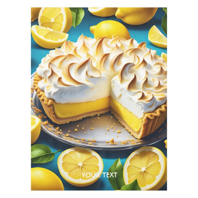 Nappe Imaginaire Mignonne Vivid Citron Meringue Pie (Devant)
