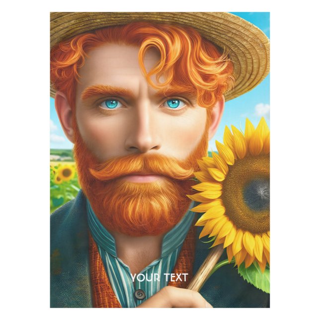 Nappe Imaginaire Tournesol mignon Van Gogh (Devant)