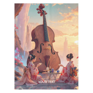 Nappe Imaginaire Violon mignon Filles Thé