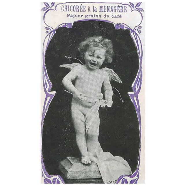 Nappe Impression de l'ange triste Cherub (Devant)