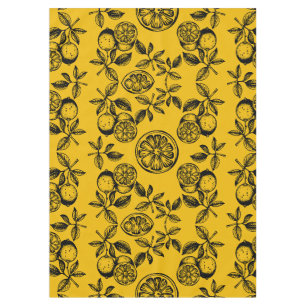 Nappe Impression vintage d'agrumes