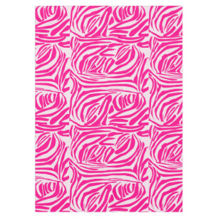 Nappe Impression zèbre rose