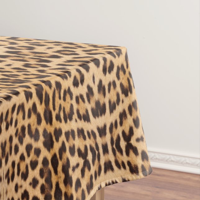 Nappe imprimé léopard tendance chic sauvage safari (In Situ)