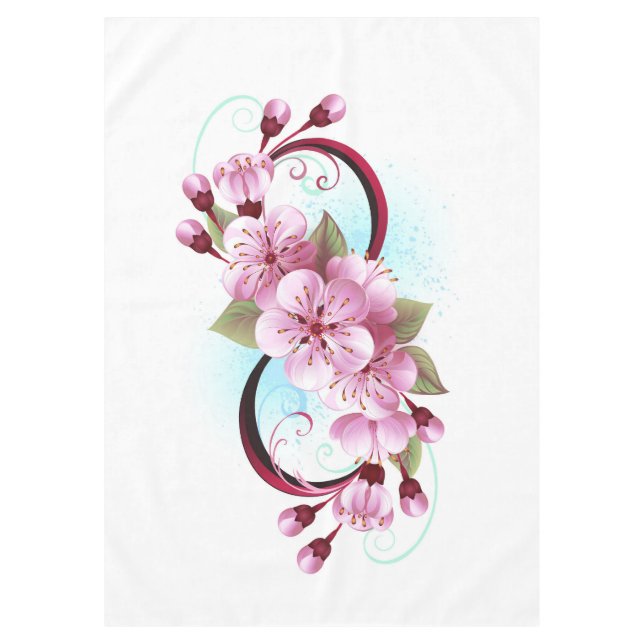 Nappe Infinité avec les fleurs Sakura (Devant)