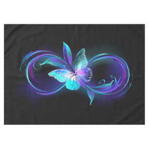 Nappe Infinité brillante avec papillon magique