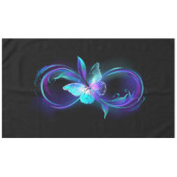 Infinité brillante avec papillon magique