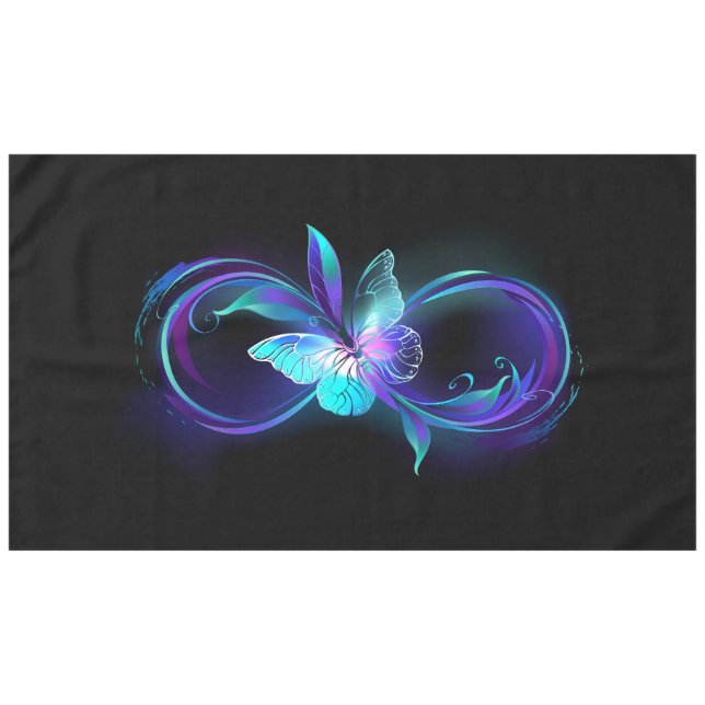 Nappe Infinité brillante avec papillon magique (Devant (Horizontal))