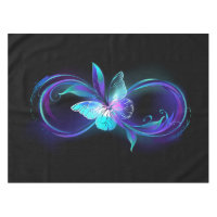 Infinité brillante avec papillon magique