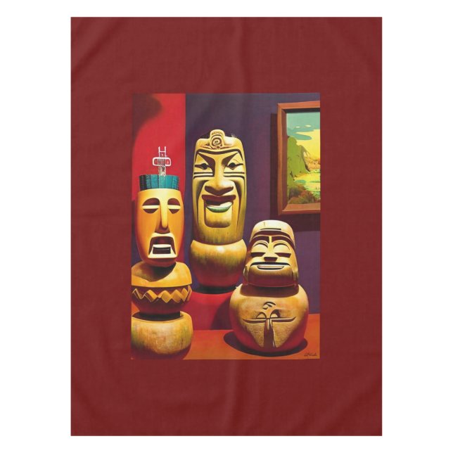 Nappe Intérieur Tiki Life Ken Gage Art (Devant)