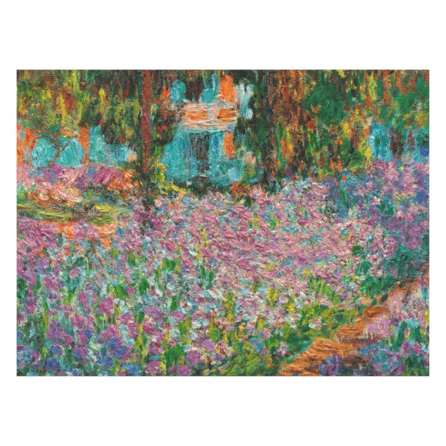 Nappe Iris Jardin Monet Giverny fleurs (Devant (Horizontal))