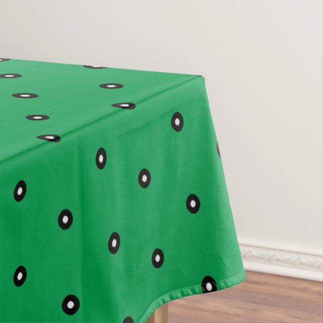 Nappe Irish Green Black White Dot -Arrière - plan modifi (In Situ)