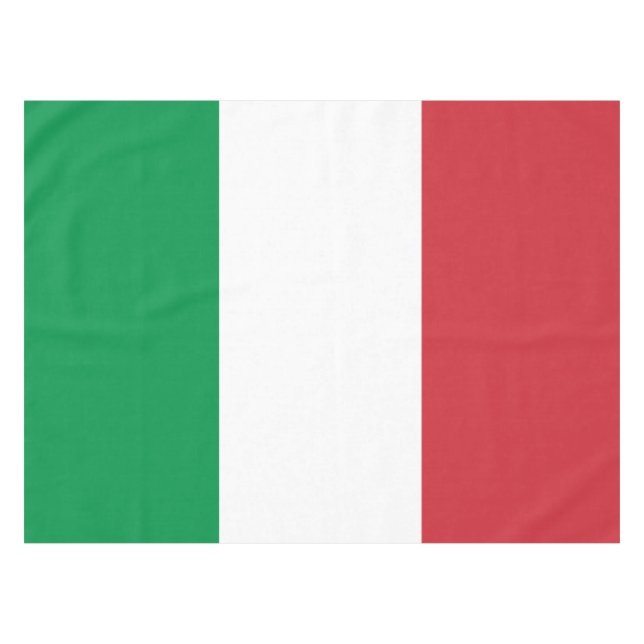 Nappe Italie Drapeau Italien Patriotique (Devant (Horizontal))