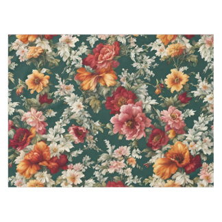 Nappe Italien Exquis, Fleurs Délicieuses avec verdure