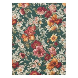 Nappe Italien Exquis, Fleurs Délicieuses avec verdure