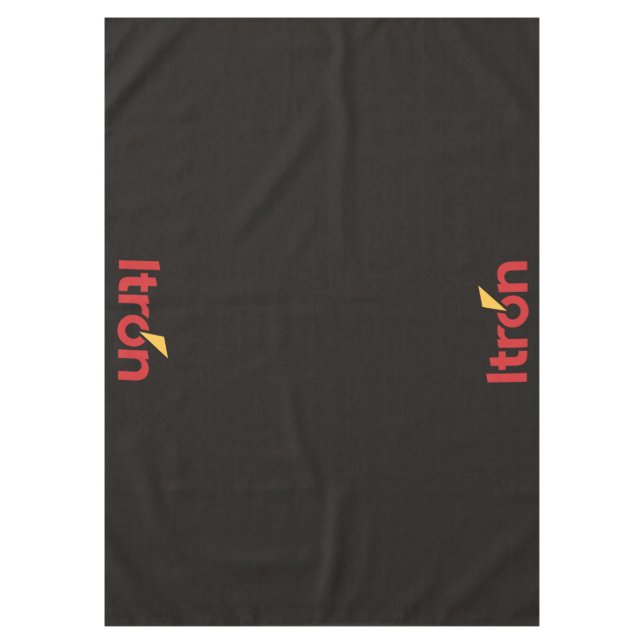 Nappe Itron black tablecloth 152 x 213 cm (Devant)