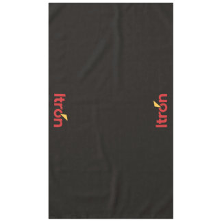 Nappe Itron black tablecloth 152 x 264 cm