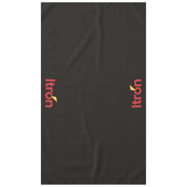 Nappe Itron black tablecloth 152 x 264 cm (Devant)