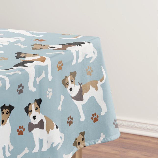 Nappe Jack Russell Terrier Patrouilles et os (In Situ)