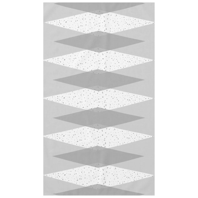 Nappe Jacquard gris moderne du milieu du siècle (Devant)