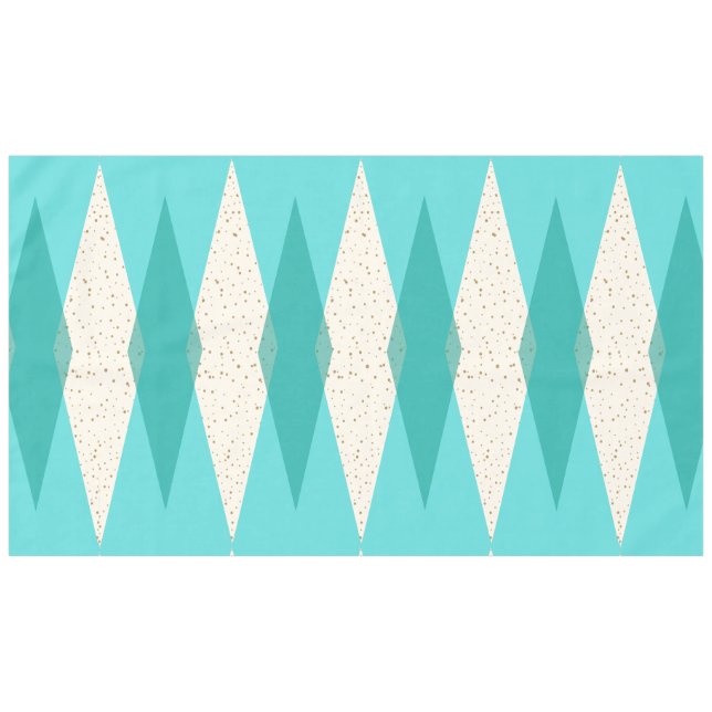 Nappe Jacquard moderne du milieu du siècle (Devant (Horizontal))