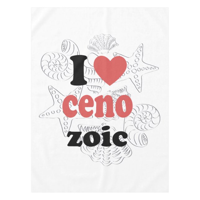 Nappe J'aime Cénozoïque drôle de citation pour les scien (Devant)