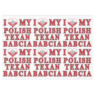 Nappe J'Aime Mon Texan Polonais Babcia
