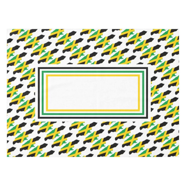 Nappe JAMAÏQUE DRAPEAU Patriotique (Devant (Horizontal))